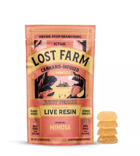 Photograph of product: Mimosa x Juicy Peach - 100mg - 10ct