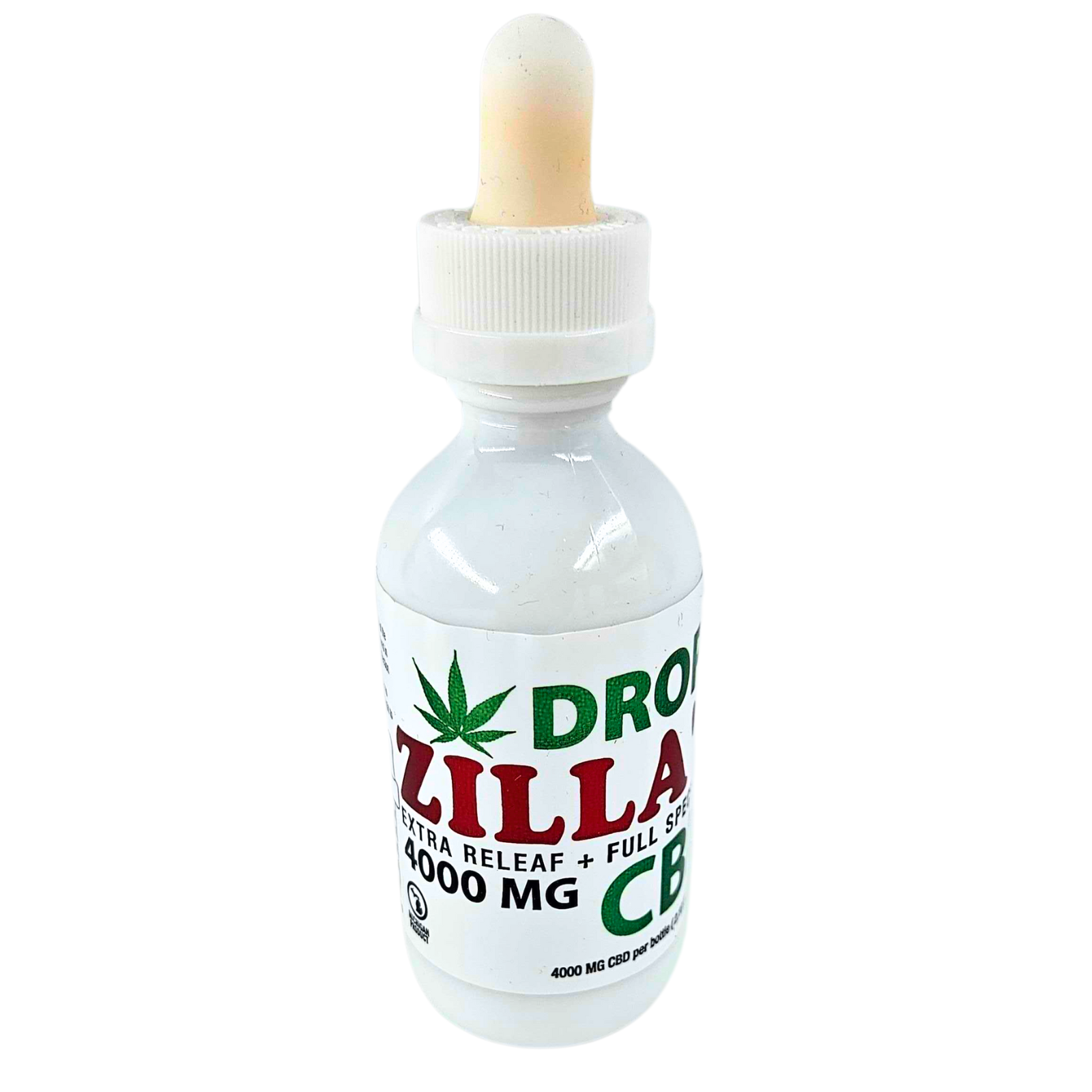 Photograph of product: ZILLA'S | CBD | Full Spectrum Tincture | 4000mg