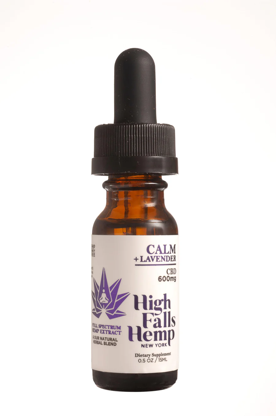 Photograph of Product: High Falls Hemp | CBD Tincture 600mg | Lavender (Calm)