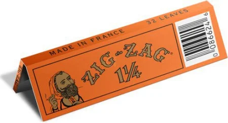 Photograph of product: Zig Zag French Orange Slow Burning Papers 1 1/4