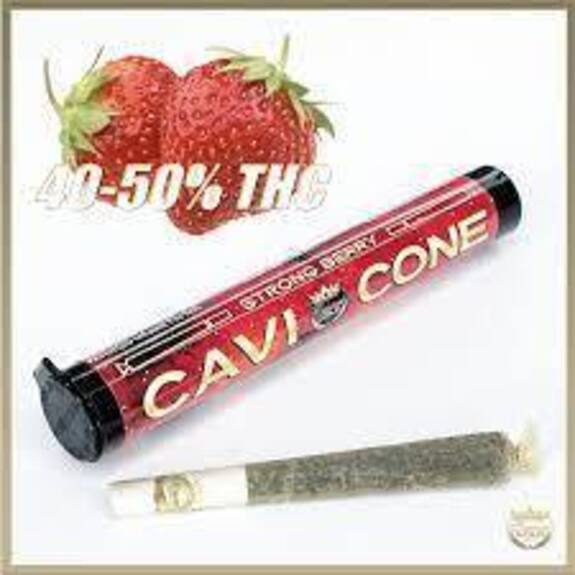 Photograph of product: Caviar Gold - Strongberry Infused Pre-Roll