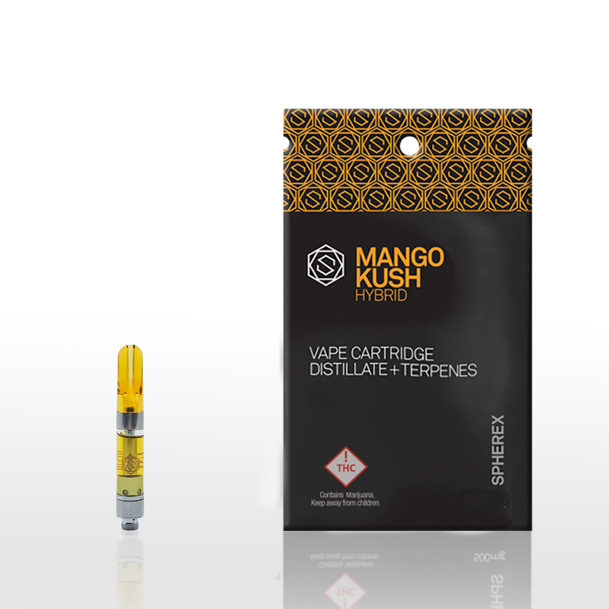 Photograph of product: Mango Kush (H) - Cartridge - Spherex