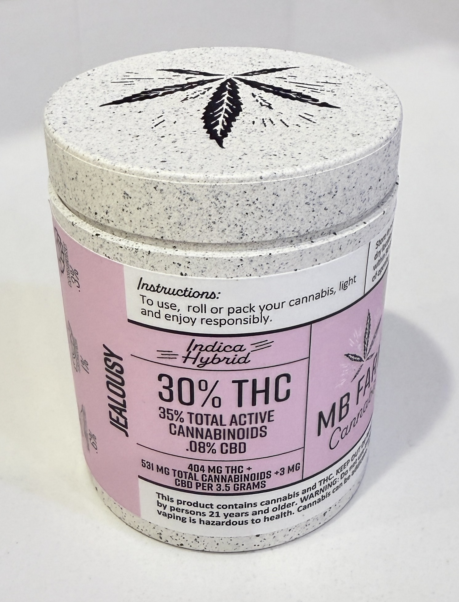 Photograph of Product: MB Farms - Jealousy - Flower - 3.5g