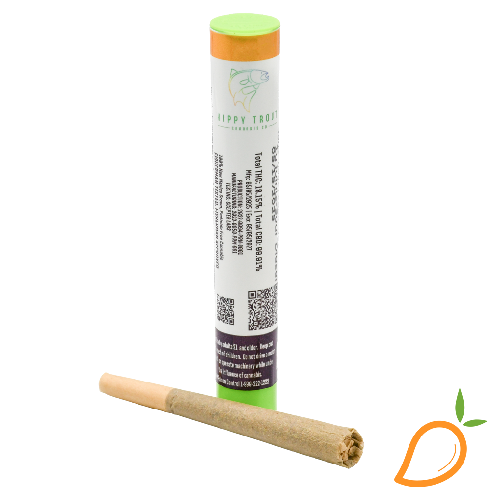 Photograph of product: 1g Blackberry MoonRocks Preroll Hippy Trout