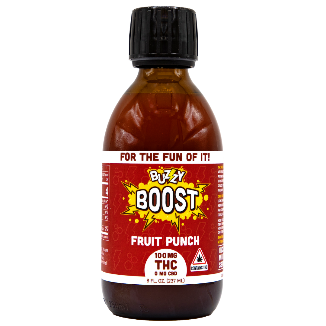 Photograph of product: Buzzy BOOST Fruit Punch - 100mg/1pk