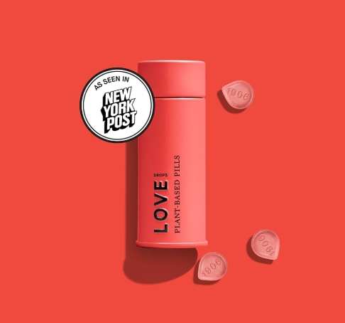Photograph of product: 1906 Tablets 30pk/75mg- Love 1:1 (2.5mg CBD:2.5 mg TH-oui)