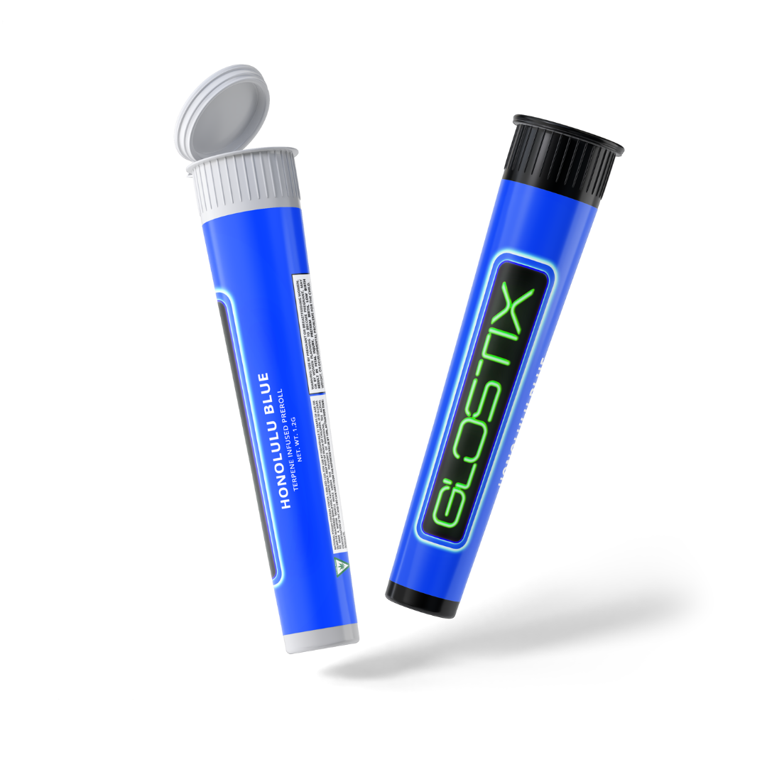 Photograph of product: GloStix - Pre-Roll - Honolulu Blue