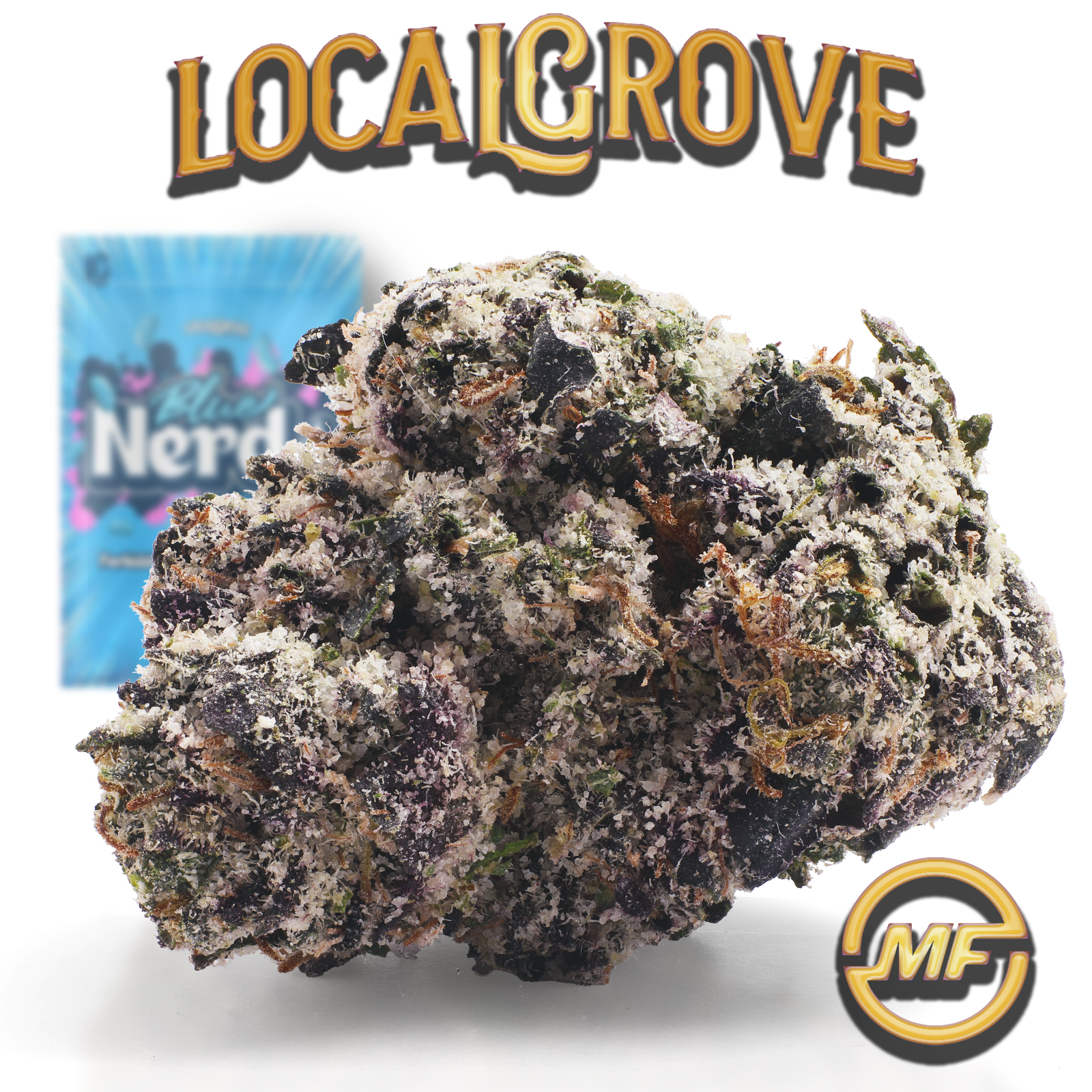 Photograph of product: Local Grove | Blue Nerdz - 28g