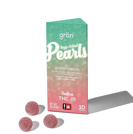 Photograph of product: Gron-Watermelon Pearls Oui'd-100MG/10PK