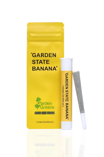 Photograph of product: Garden State Banana - Blunt Runtz Pre-Roll - 1g