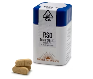 Photograph of product: Emerald Bay Extracts Purple Punch 100mg x 10PK Oui'd RSO Tabs