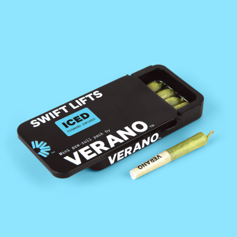 Photograph of product: Verano Reserve Pre-Rolls 5pk/2.5g Iced Swift Lifts- Motorbreath