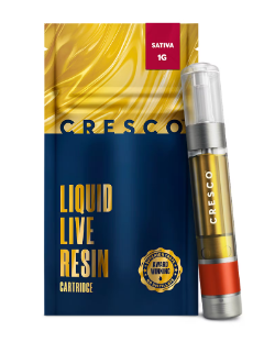 Photograph of product: Cresco White Whale (S) Live Resin Cartridge 1g