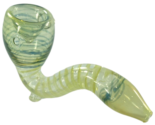 Photograph of product: 5" Fumed Swirl Sherlock Hand Pipe