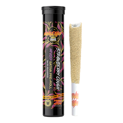 Photograph of product: Strawberry Cough | 1G Infused Tarantula Preroll