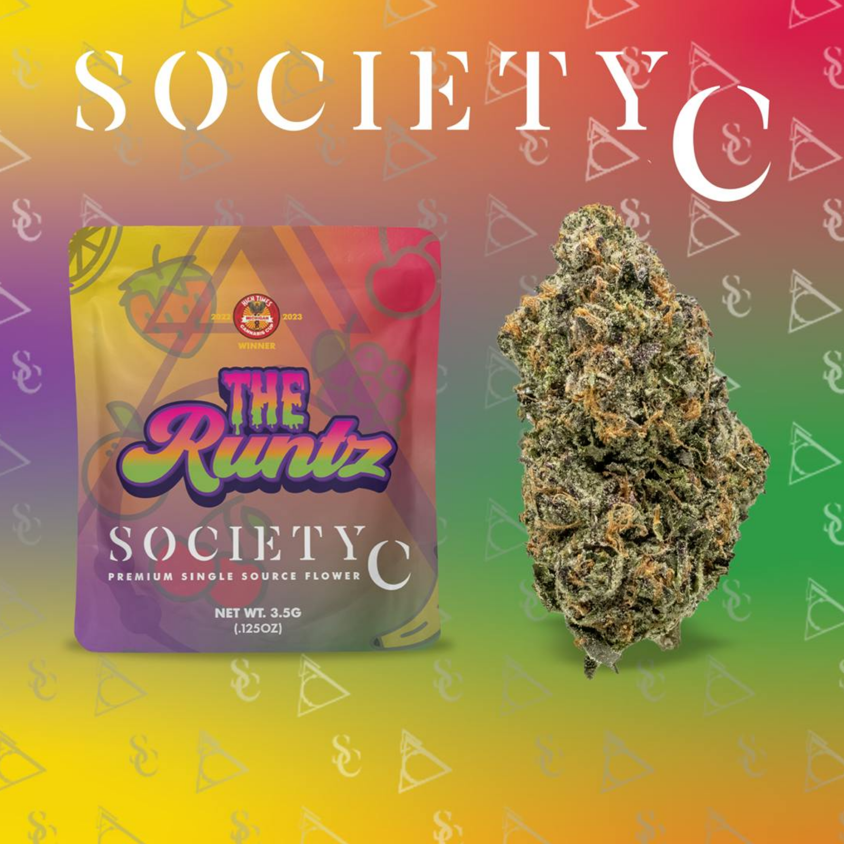 Photograph of product: Society C - The Runtz Pre-Packaged 3.5g | 6/$100