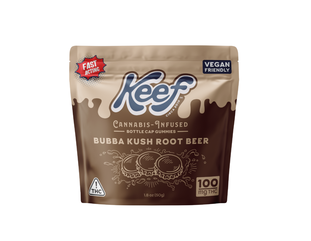 Photograph of product: Bubba Kush Root Beer Gummies 100mg