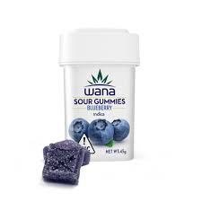 Photograph of product: Wana   Blueberry Lemonade Gummy   200mg
