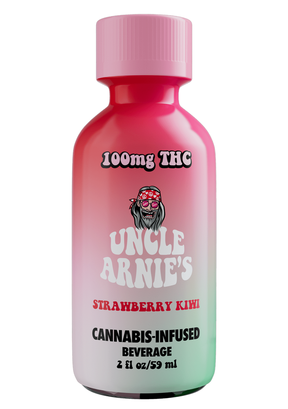 Photograph of product: Uncle Arnie's Beverage - Strawberry Kiwi - 100mg