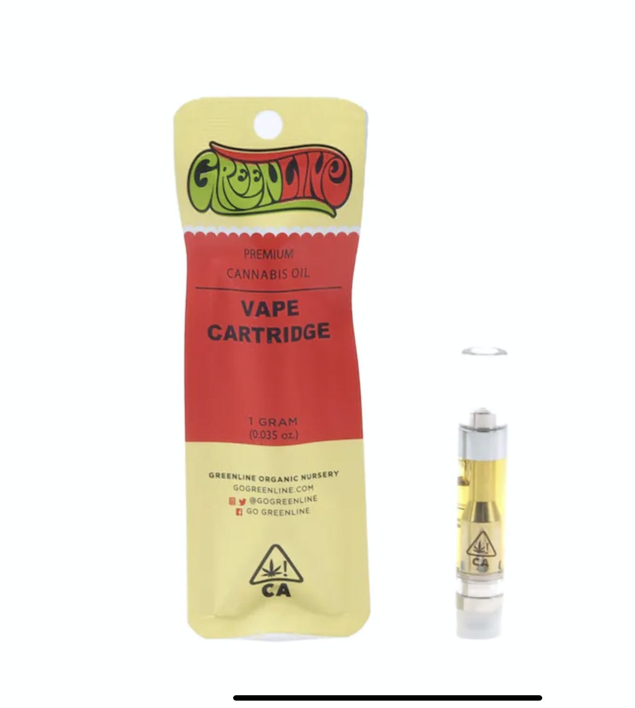 Photograph of product: GREENLINE 1G CART-TROPICANA COOKIES