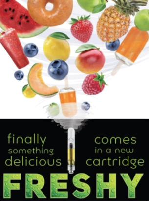 Photograph of product: Freshy - 1G - Cantaloupe Crush Oui'd Flavored Cart