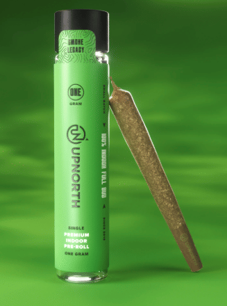 Photograph of product: Up North Infused Pre-Roll - Purple Afghani Infused