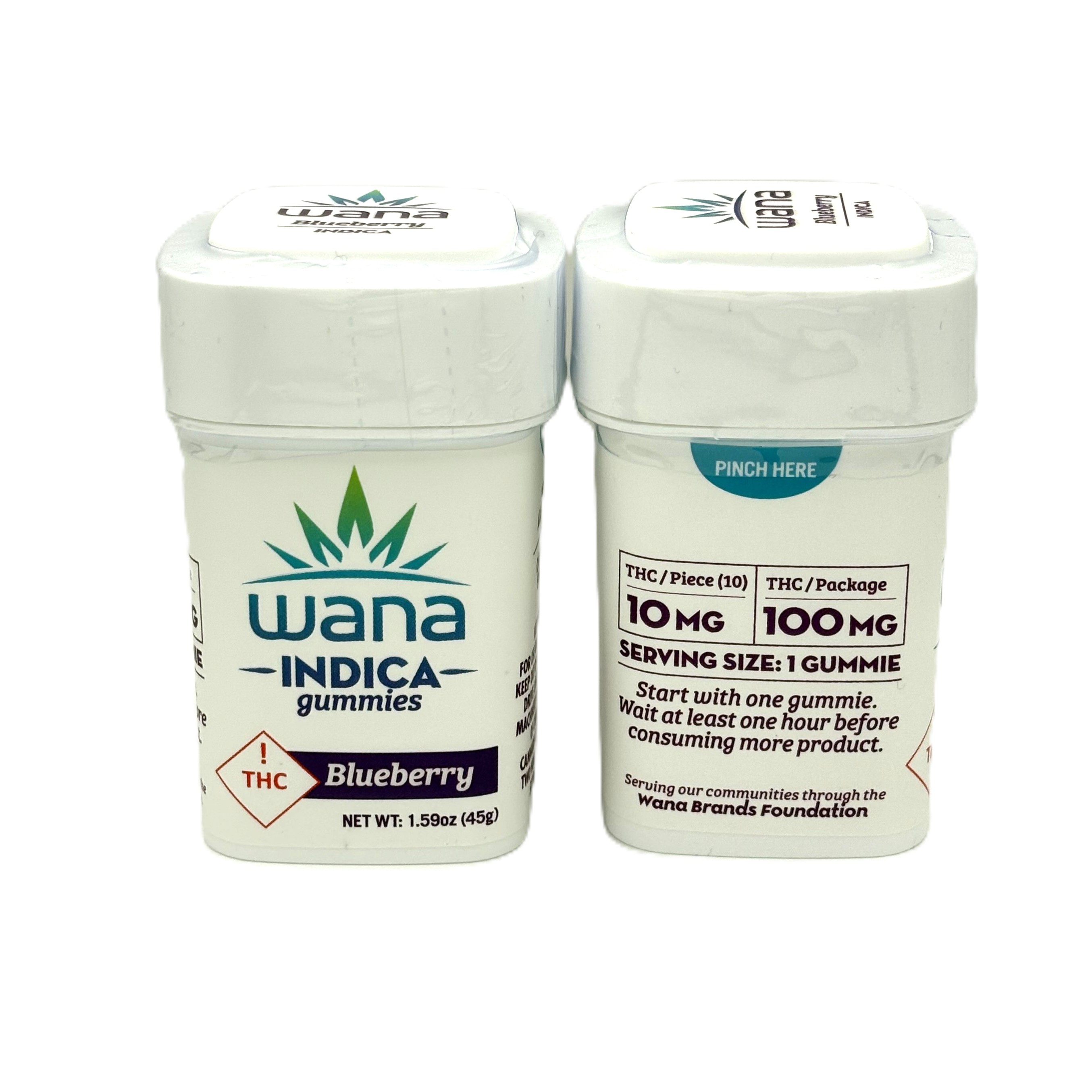 Photograph of product: Blueberry Gummies | 100mg | Wana