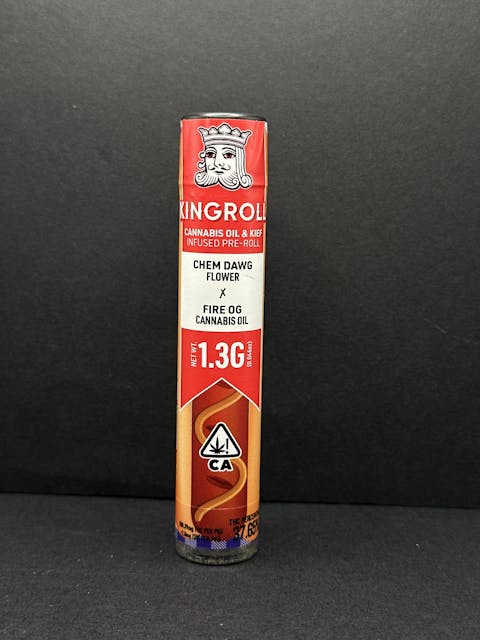 Photograph of product: Chemdawg x Fire OG Infused Preroll