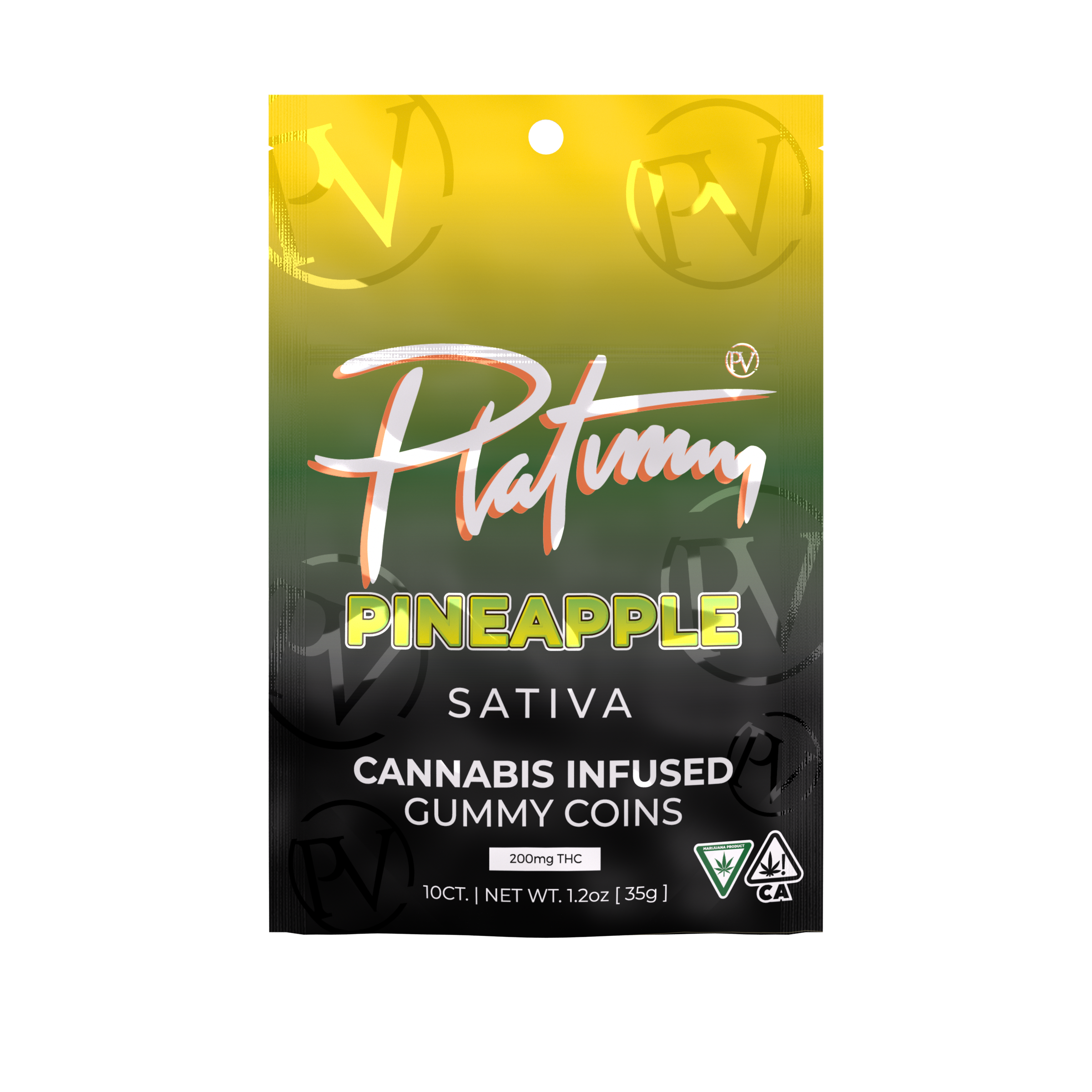 Photograph of product: Pineapple | 200MG Gummies