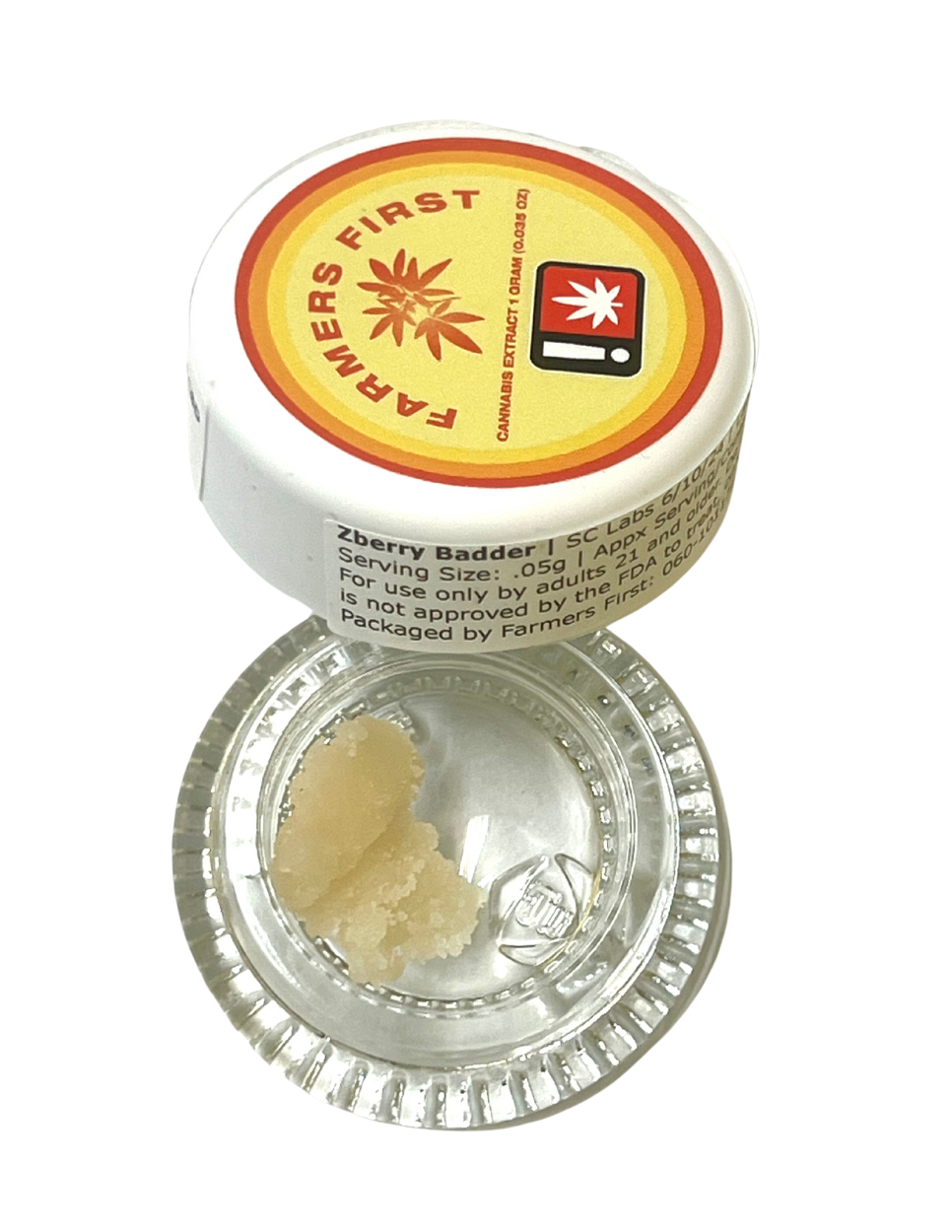 Photograph of product: Farmers First God's Breath Badder-1g