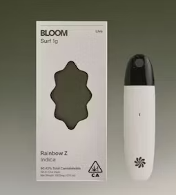 Photograph of product: Bloom Live Resin All-In-One 1g Rainbow Z