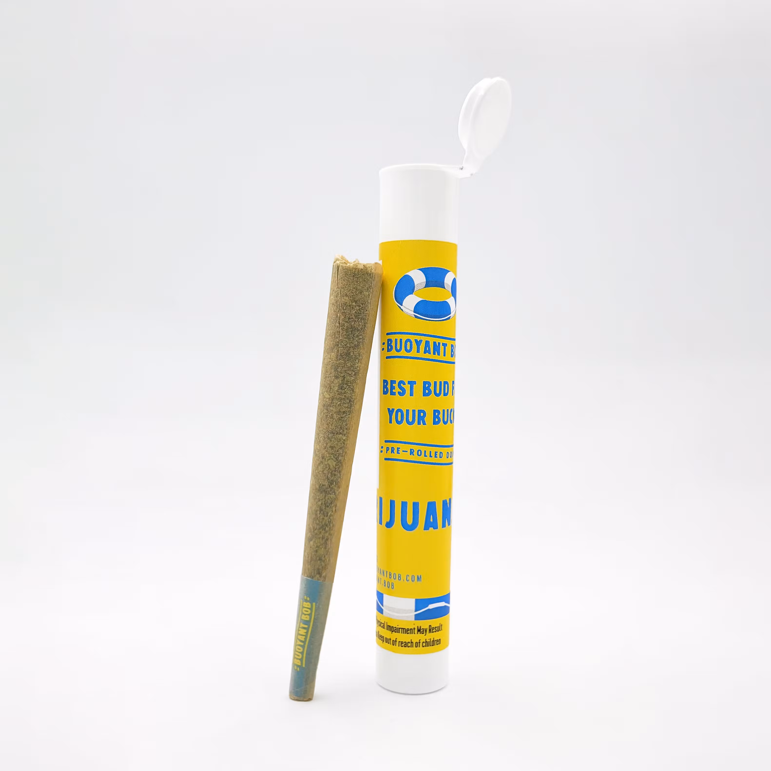 Photograph of product: Buoyant Bob's Winter Sunset #4 Preroll (1g)