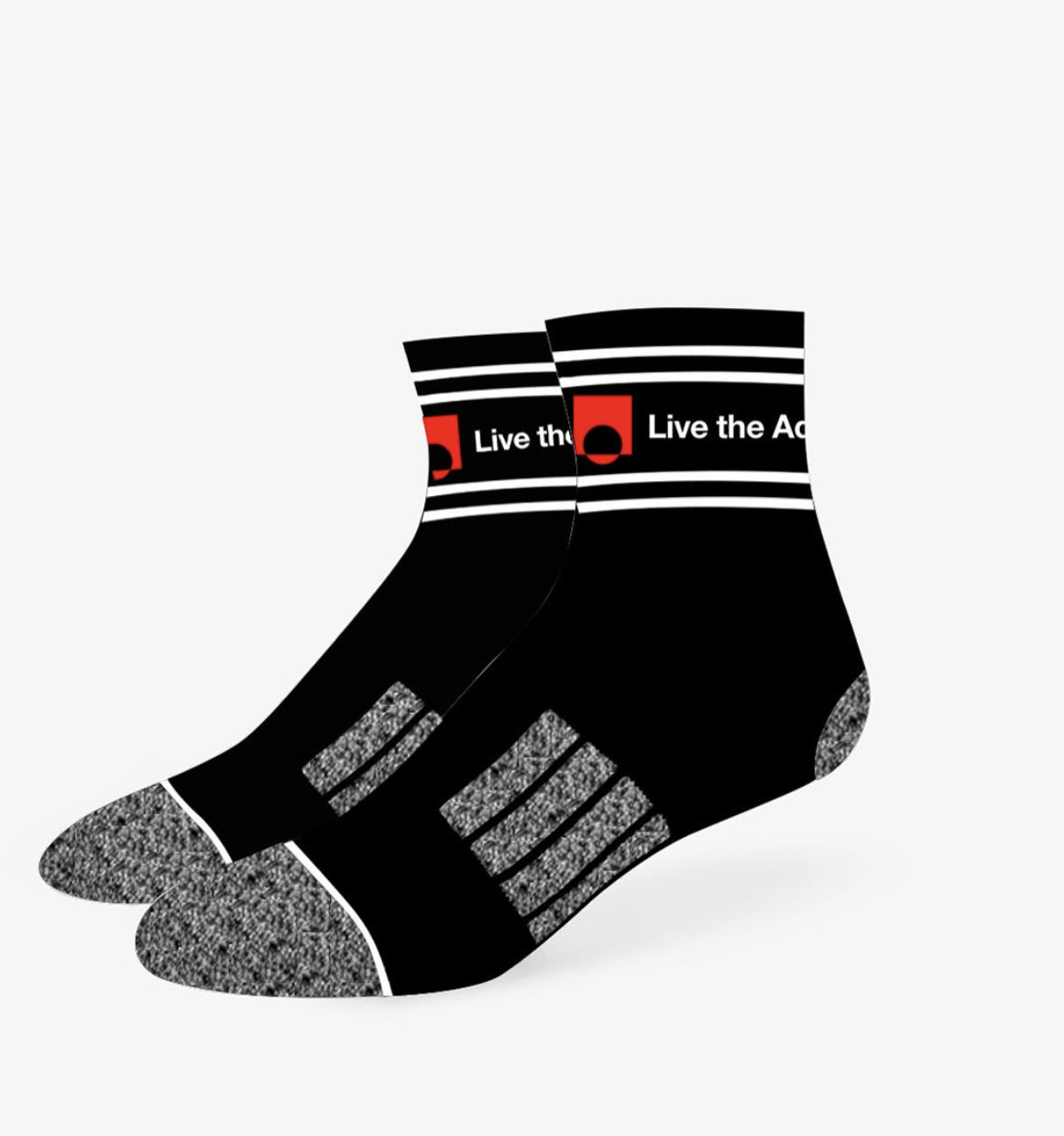 Photograph of product: Live the Adventure Ankle Sock with Stash Pocket