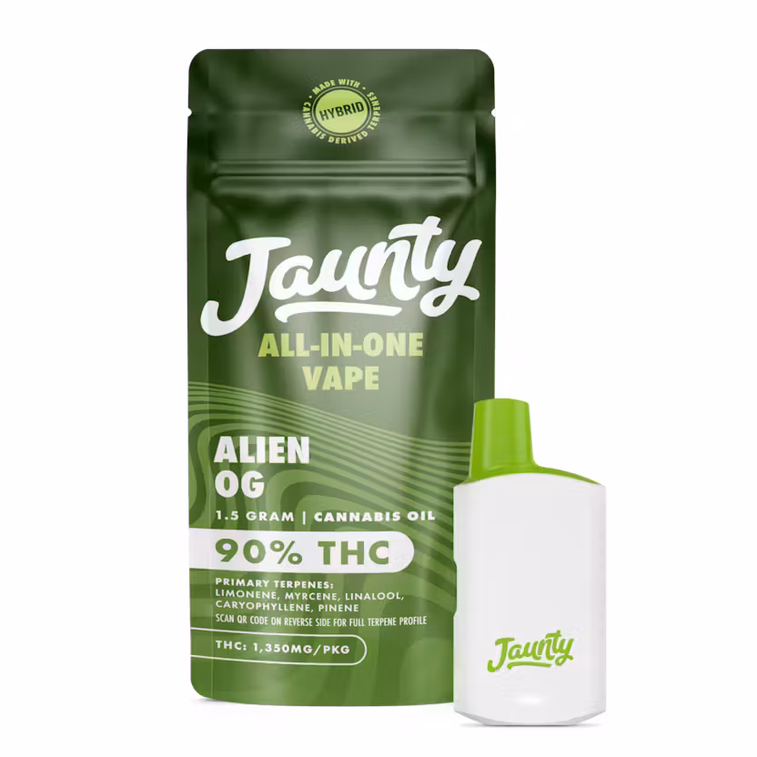 Photograph of product: Jaunty | Alien OG AIO Vape,  1.5g