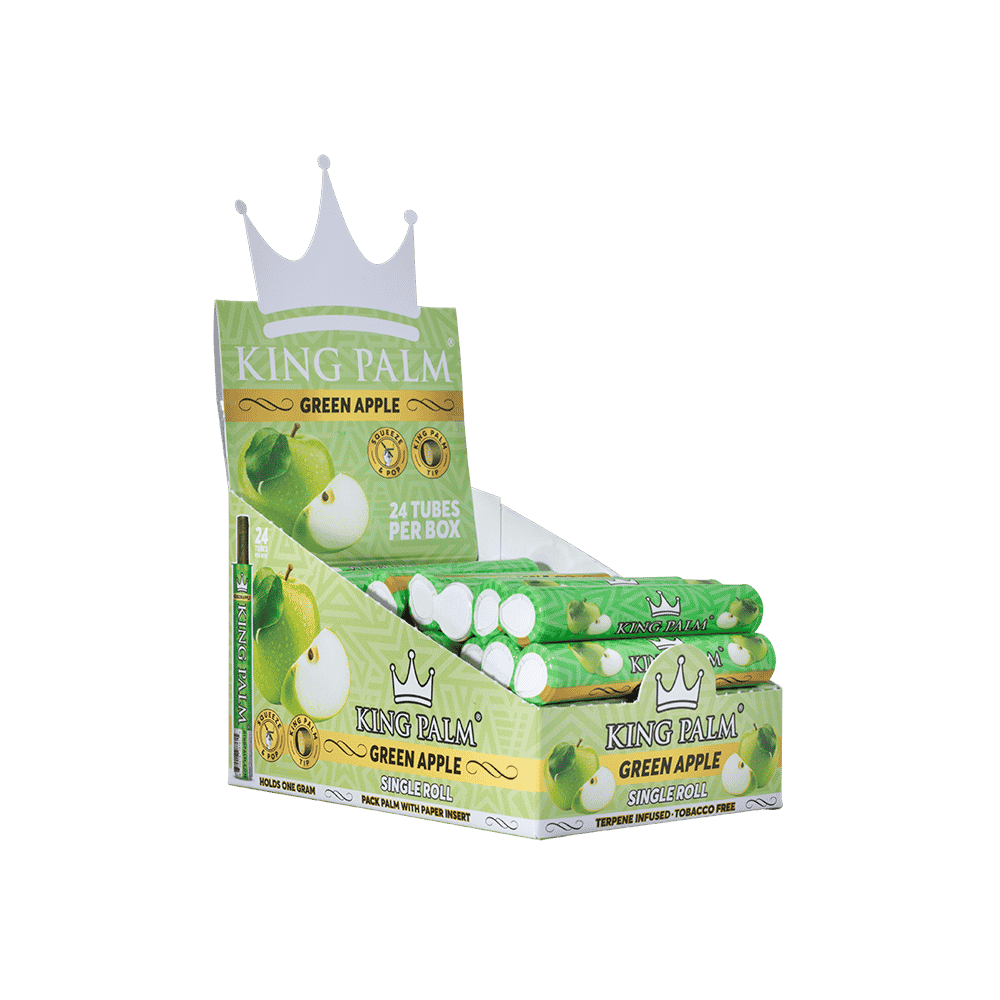 Photograph of product: King Palm Green Apple 1 Roll