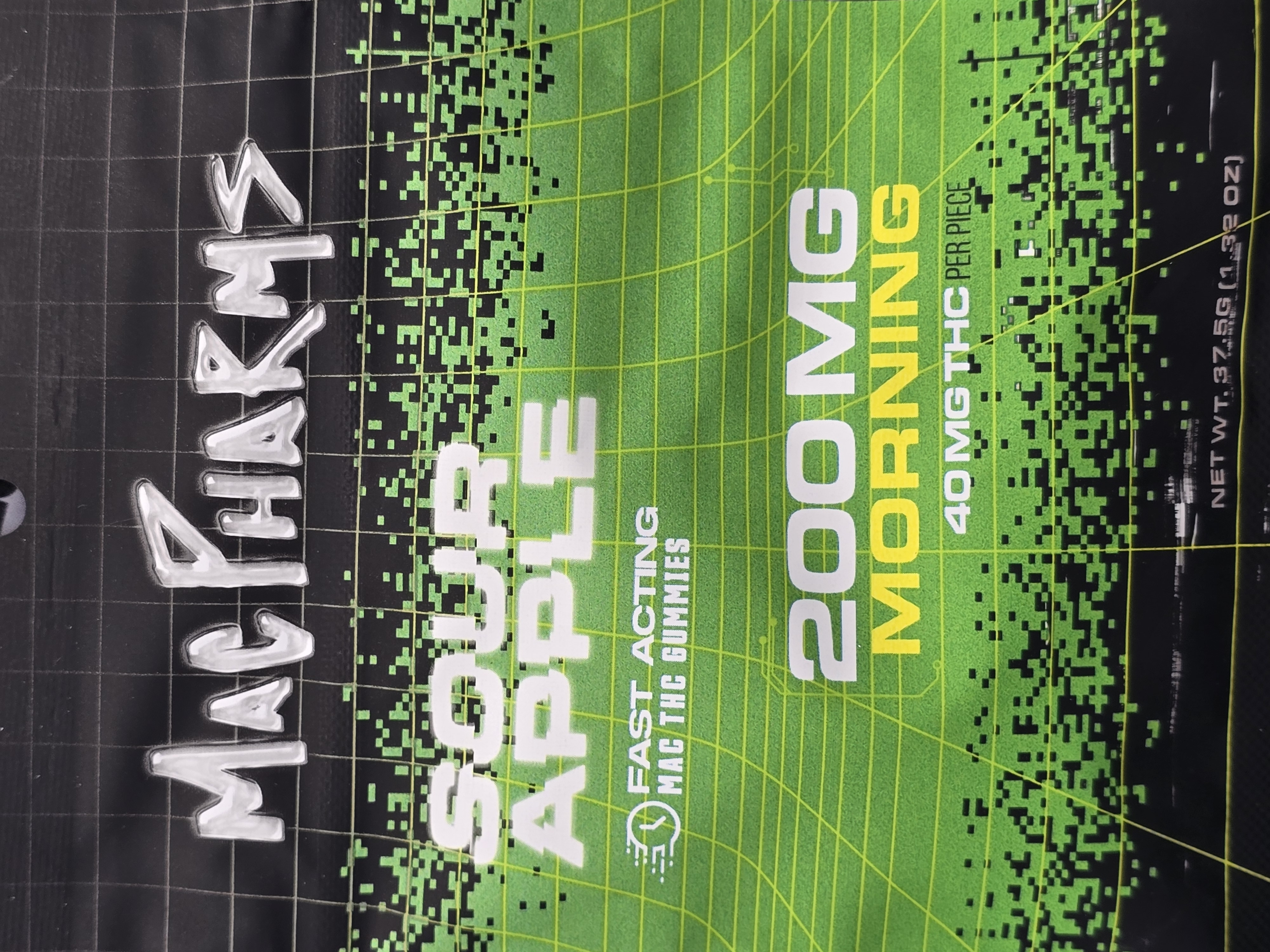 Photograph of product: Mac Pharms | Sour Grape Escape | 200mg