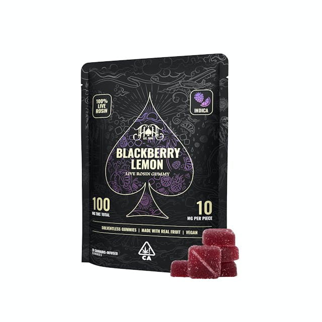 Photograph of product: BLACKBERRY LEMON - GUMMY - 
