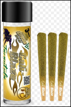 Photograph of product: Cali Blaze | 3g Tarantula | Vanilla Lava Cake (E85) (H)