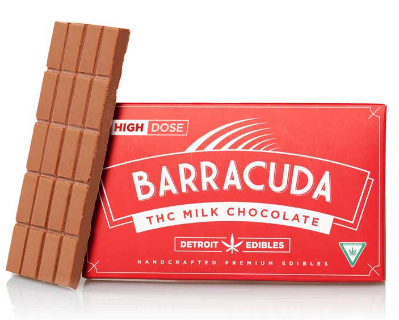 Photograph of product: Barracuda Bar - Chocolate Bar - 200mg - Milk Chocolate