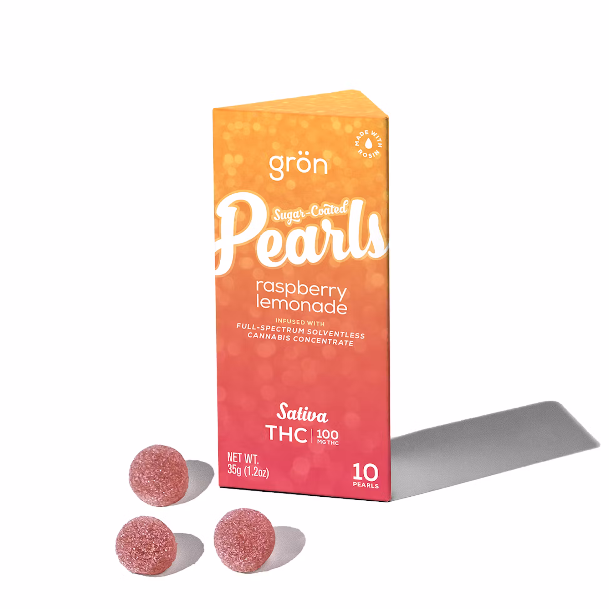 Photograph of product: Pearls - Raspberry Lemonade - Gummies - 100mg