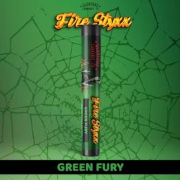 Photograph of product: Simpler Daze Fire Styxx Thca Infused Pre Roll   Green Fury