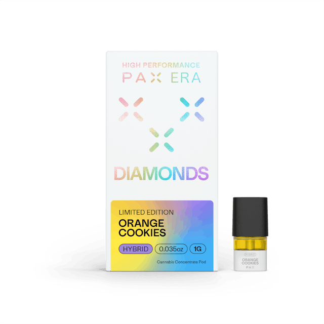 Photograph of product: Orange Cookies 1g Diamond Pax Pod - 
