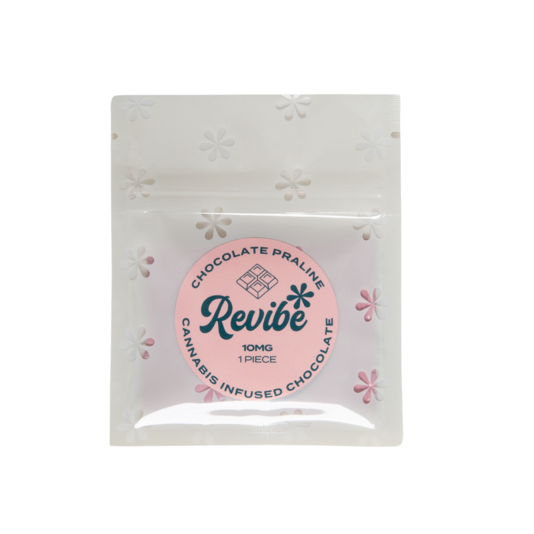 Photograph of product: Revibe - Milk Chocolate Praline - 10mg Single