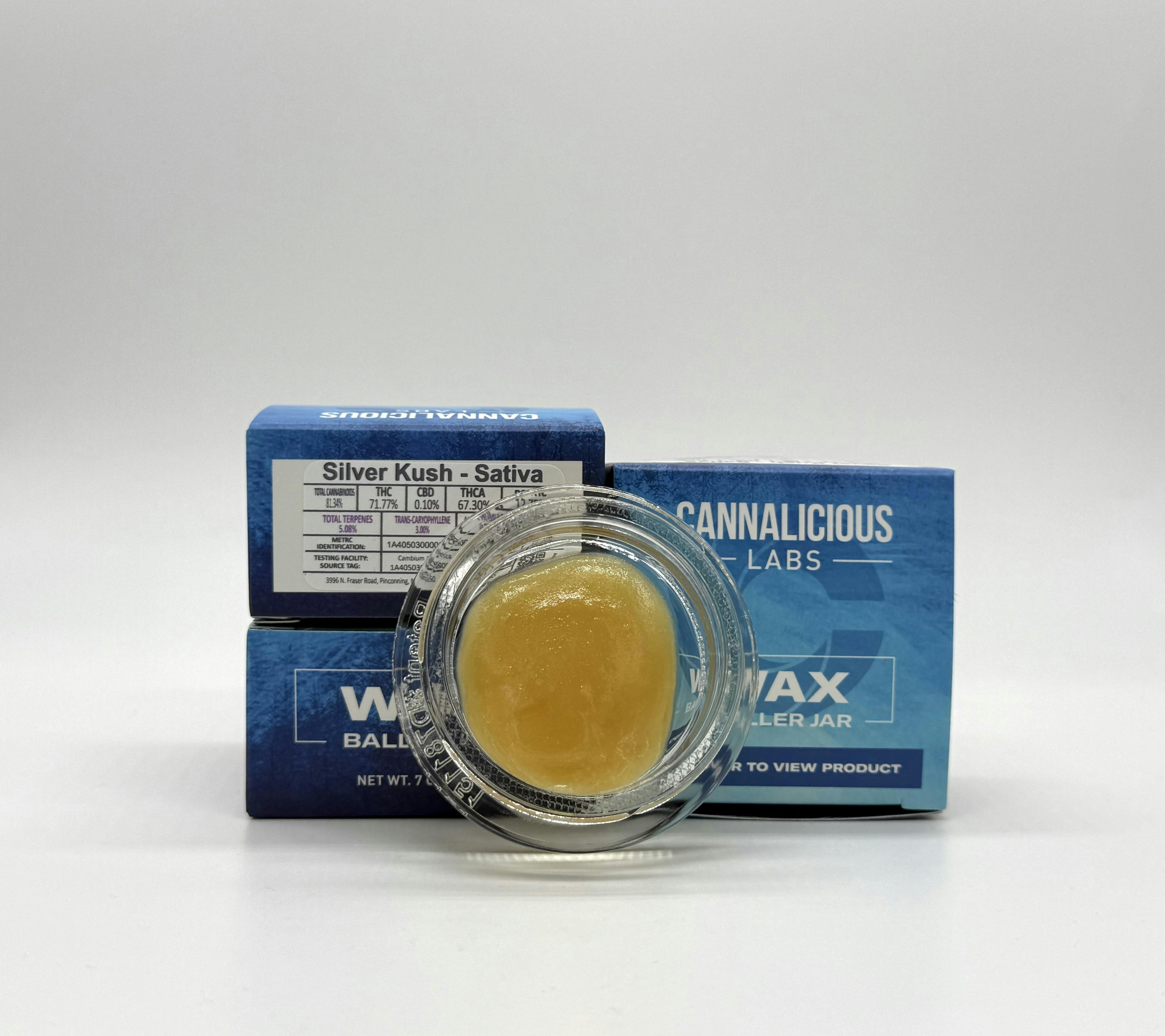 Photograph of product: Silver Kush Cured Resin