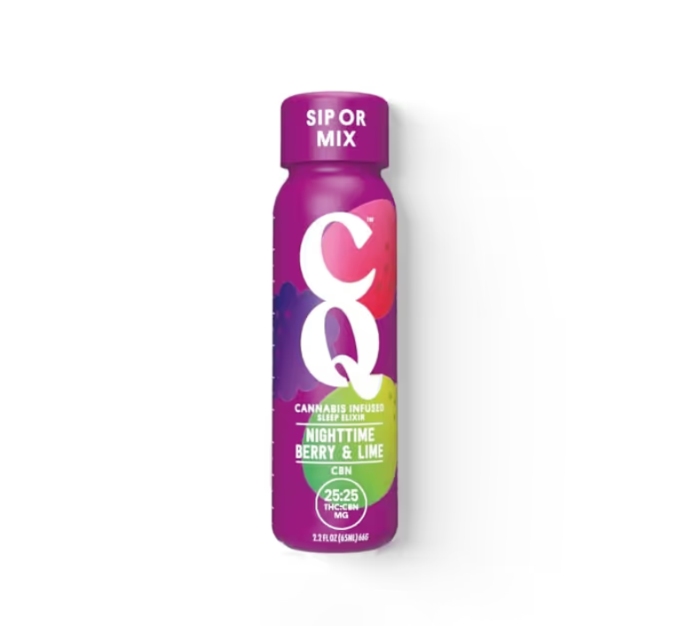 Photograph of product: Ratioed Nighttime Berry & Lime Shot 25mg