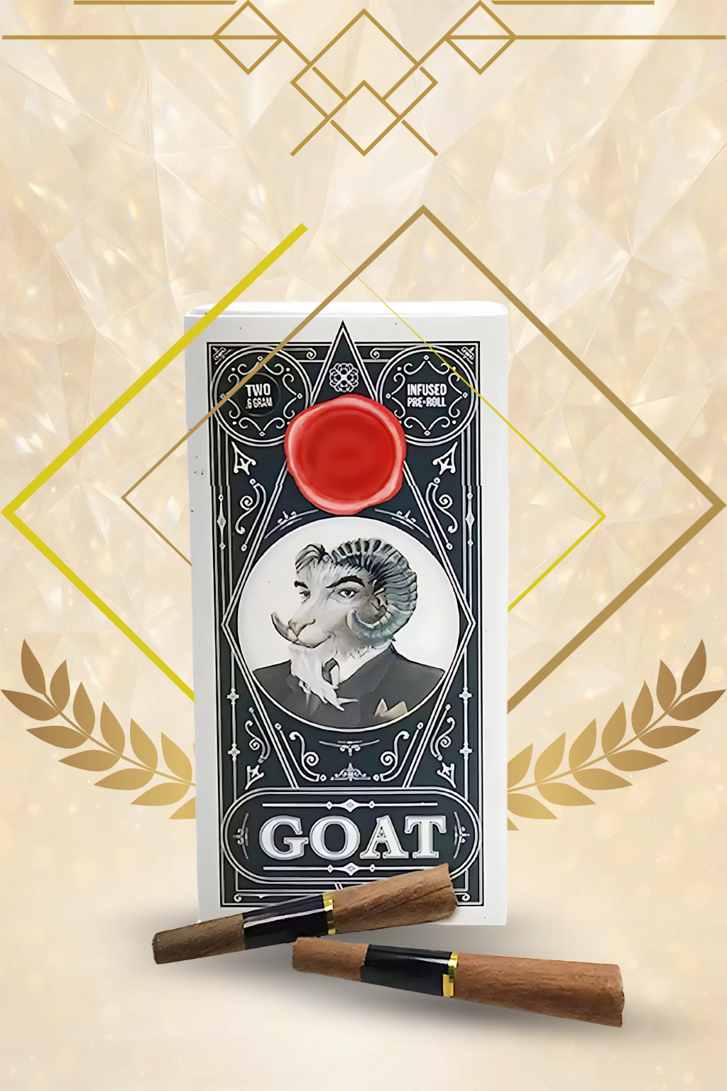 Photograph of product: Goat | Tropical Trainwreck | Infused Blunts | 2pk