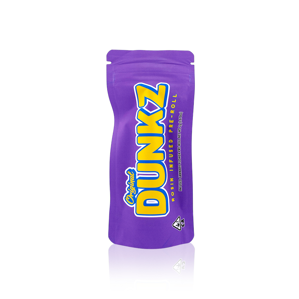 Photograph of product: DUNKZ - Infused Preroll - Uber Runtz x Yuzu - 1G