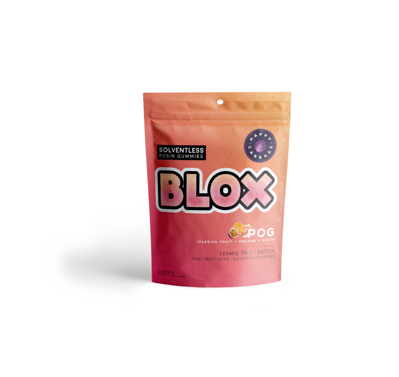 Photograph of product: POG | 100mg 2pk Edible