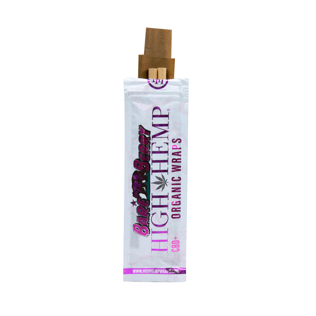 Photograph of product: High Hemp - 2pk Organic Wraps - **BARE BERRY**