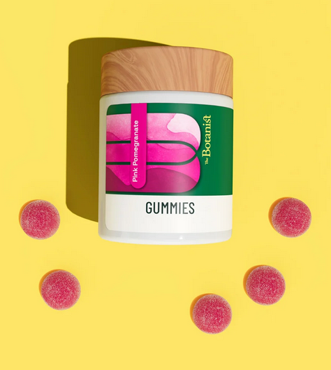Photograph of product: Botanist - Pink Pomegranate 100mg 10pk Gummies